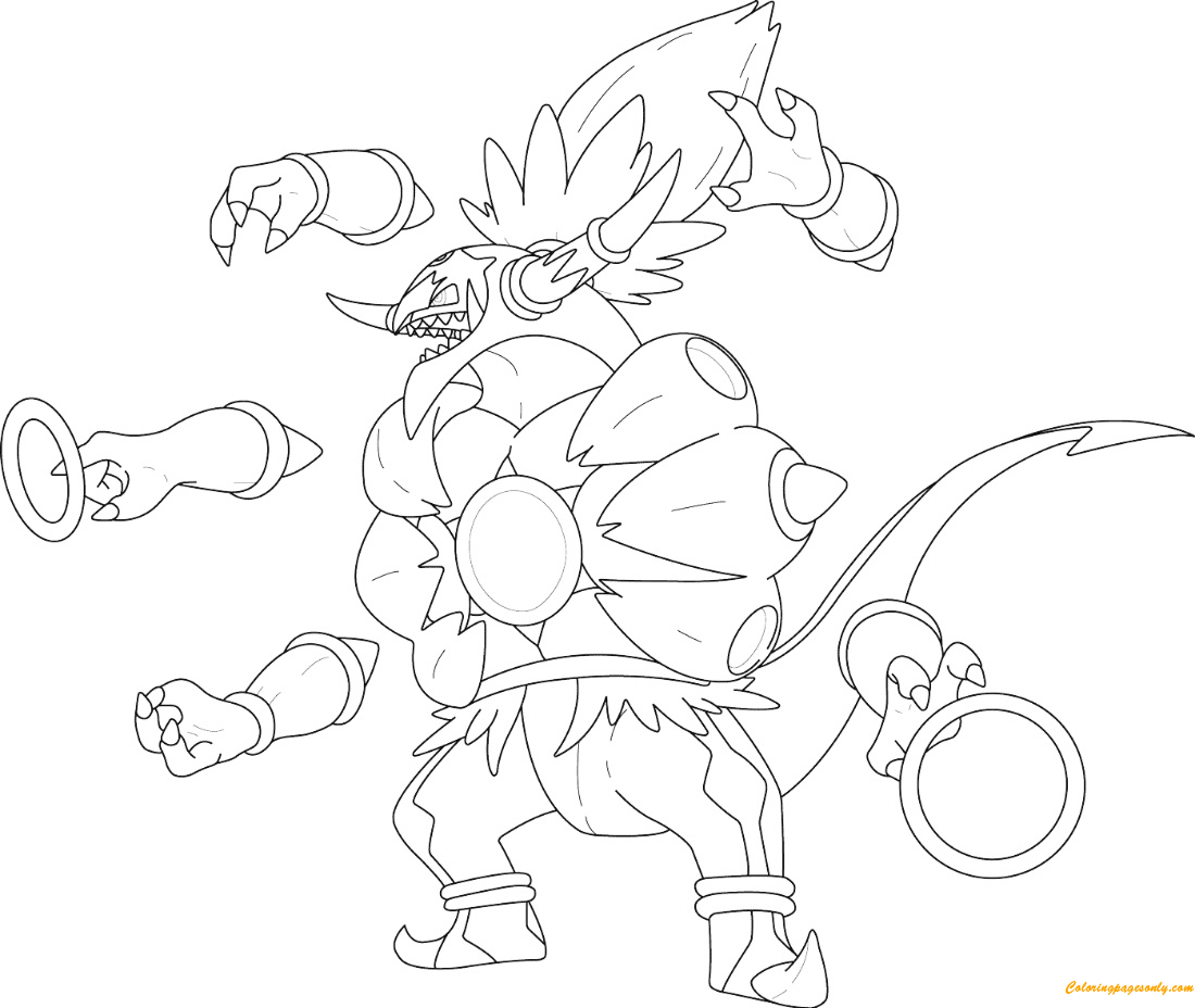 Hoopa Unbound van Pokemon-personages