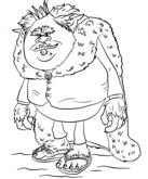 King Gristle From Trolls Coloring Pages