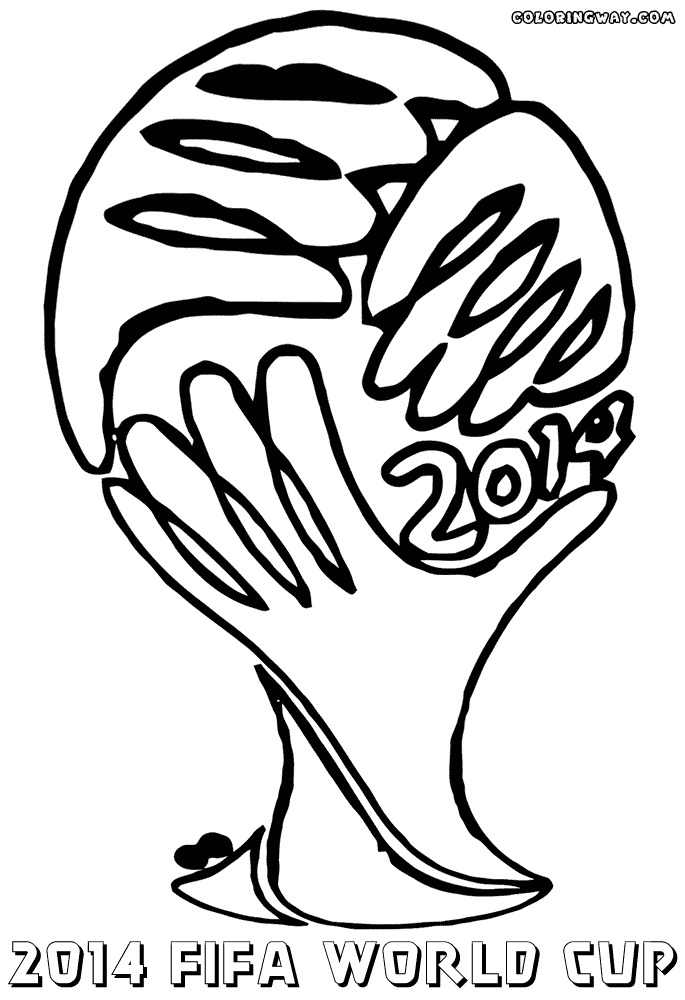 2014 FIFA World Cup Coloring Page
