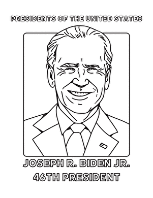 46th President Coloring Page