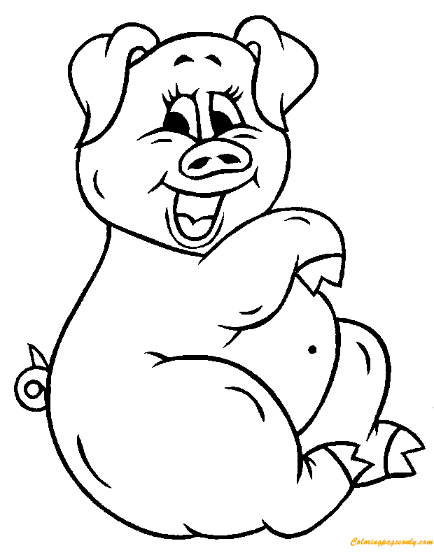 A Cute Pig from Funny