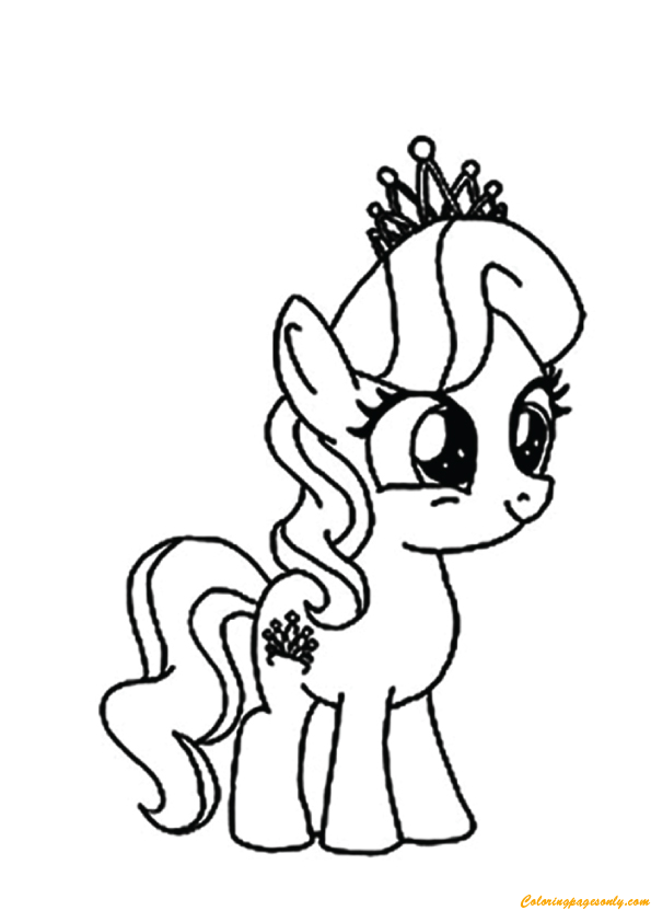 Diamond Tiara My Little Pony Coloring Pages - Cartoons Coloring Pages