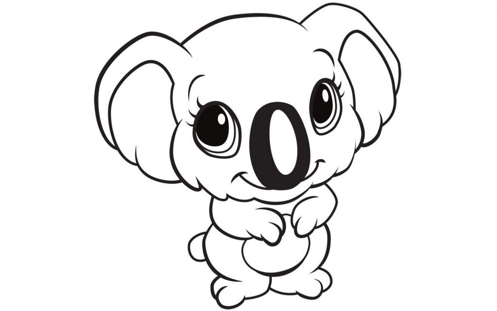 A Koala Coloring Pages