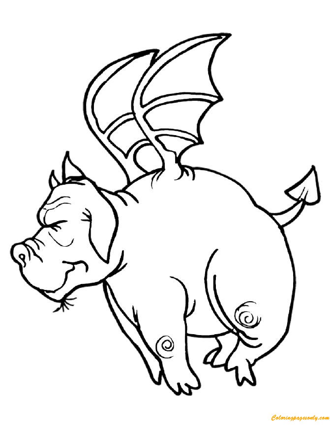 A Pig Dragon from Funny