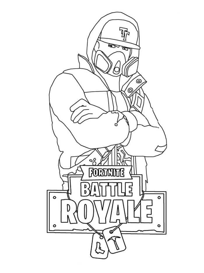 Abstrakt Is The Male Counterpart Of The Teknique Skin From Fortnite Battle Royale Coloring Pages
