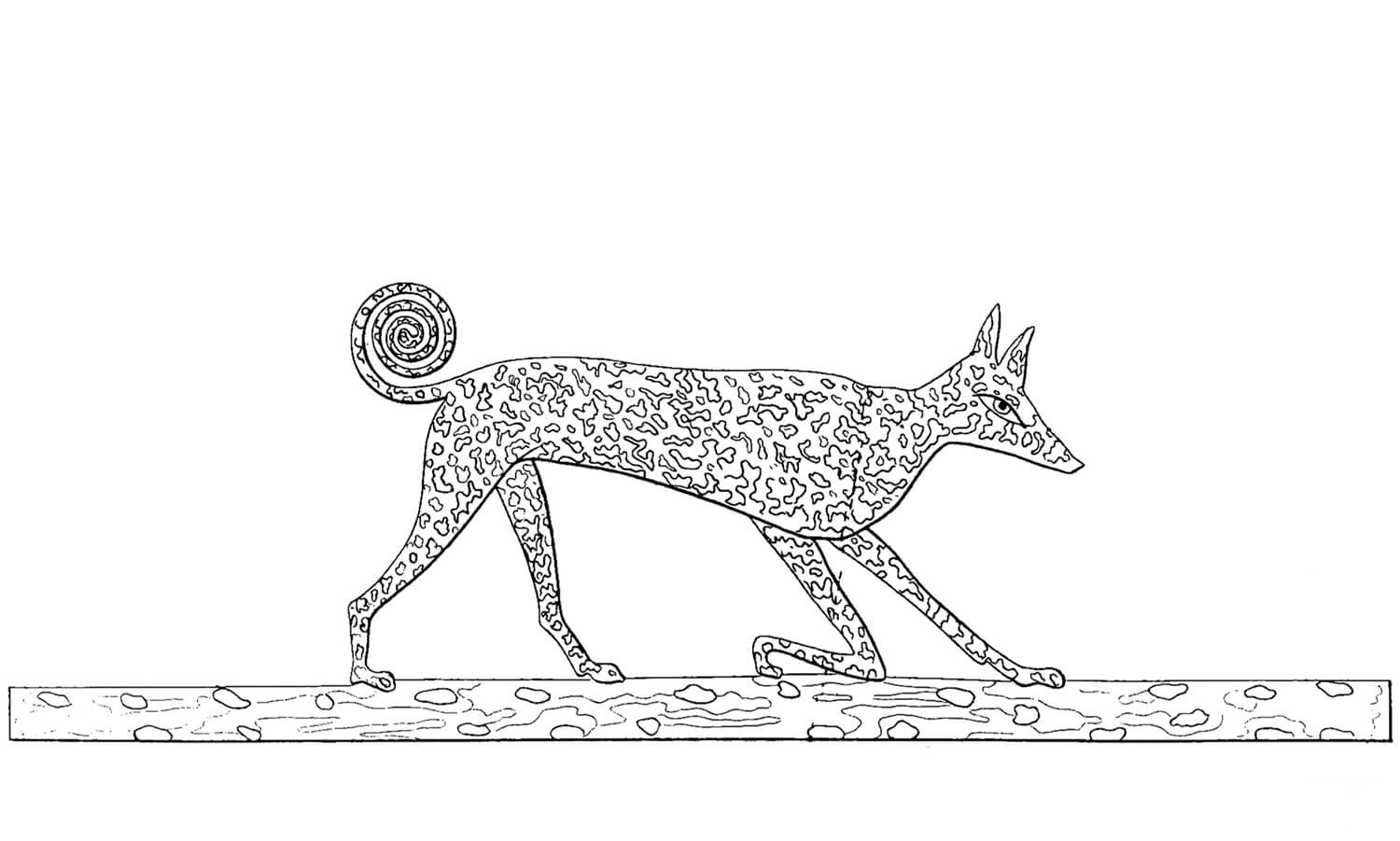 Antigo Egípcio 5 de Cães