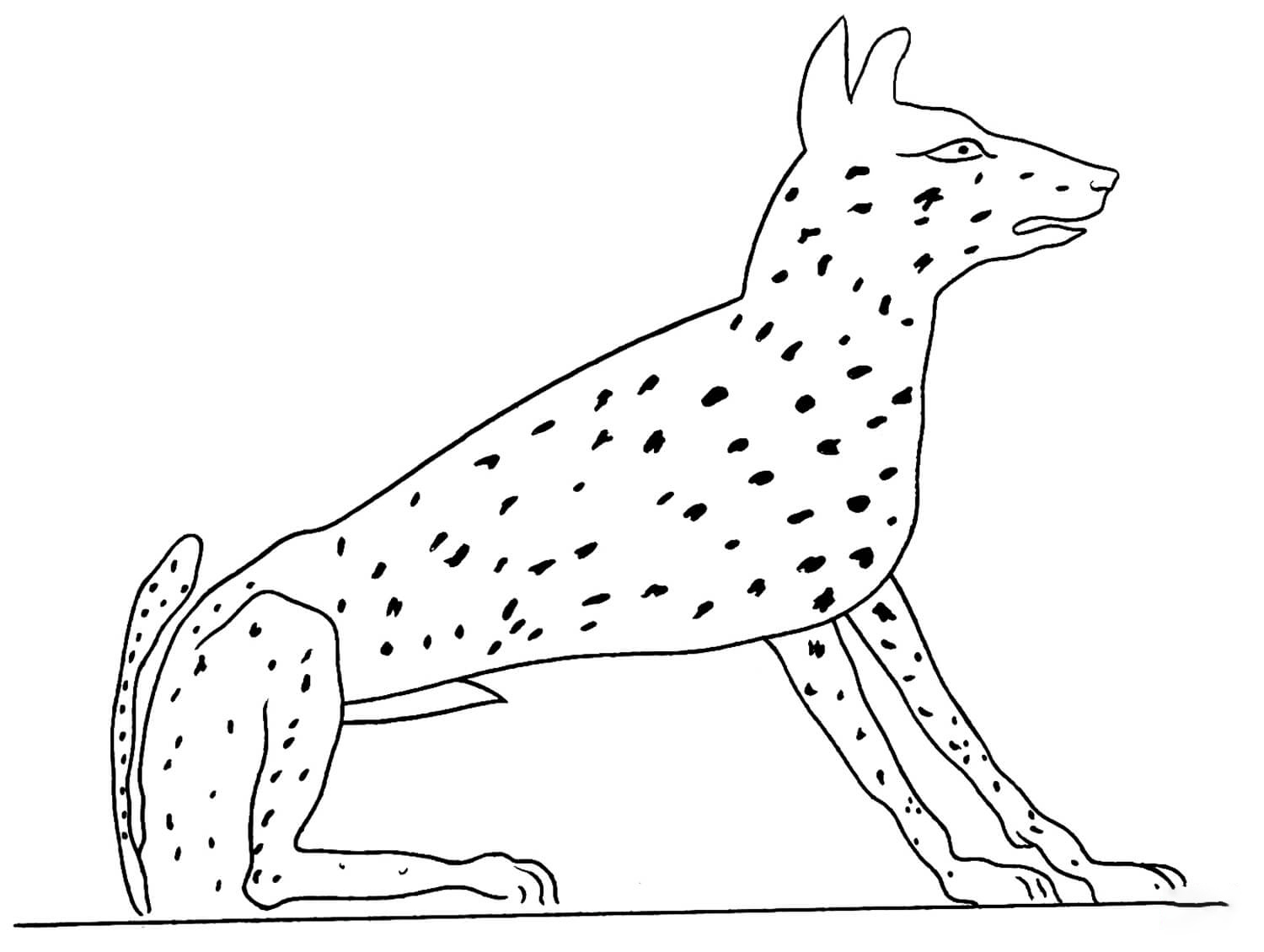 Acient Egyptian 7 Coloring Pages