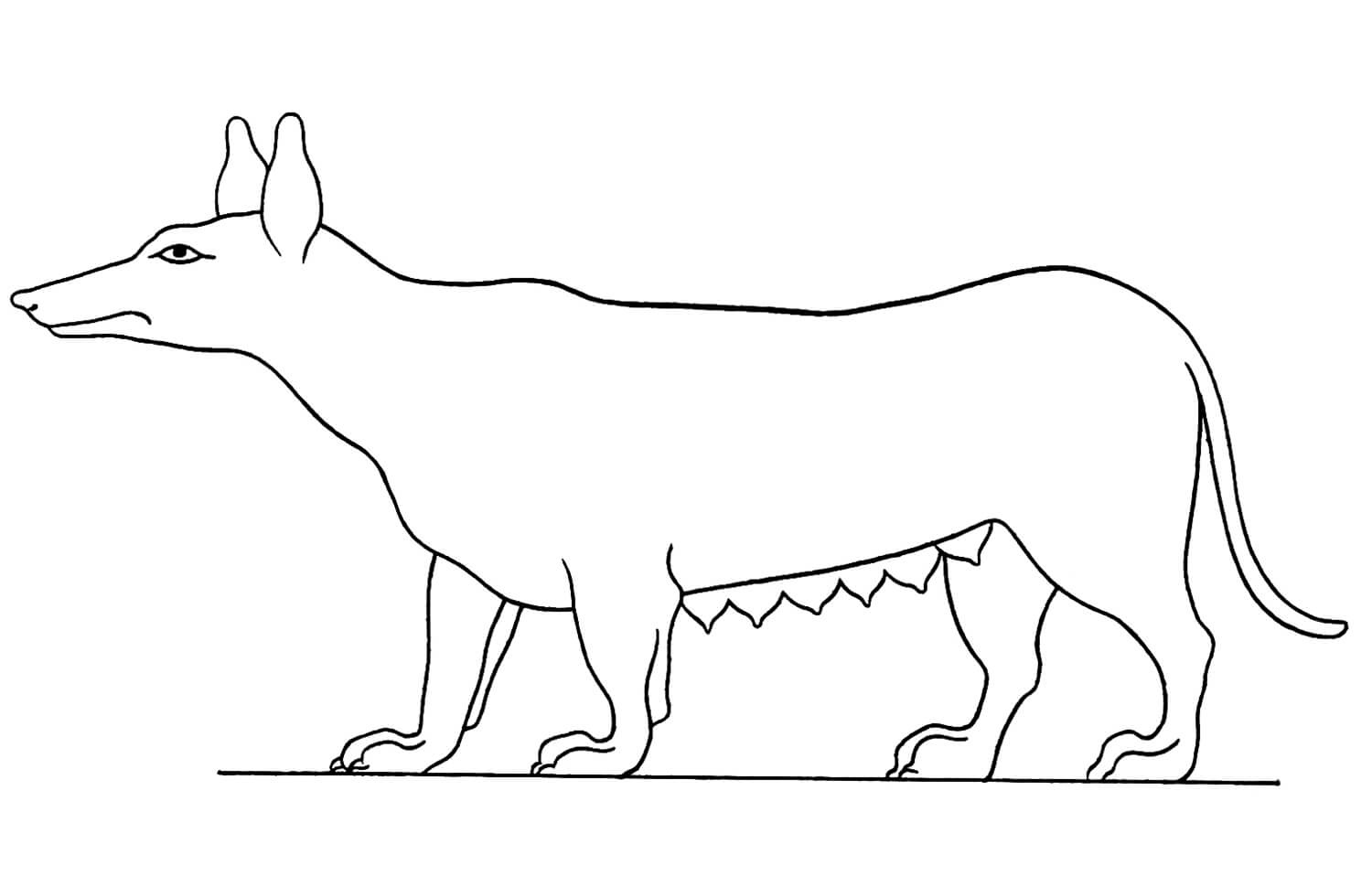 Acient Egyptian 3 Coloring Pages