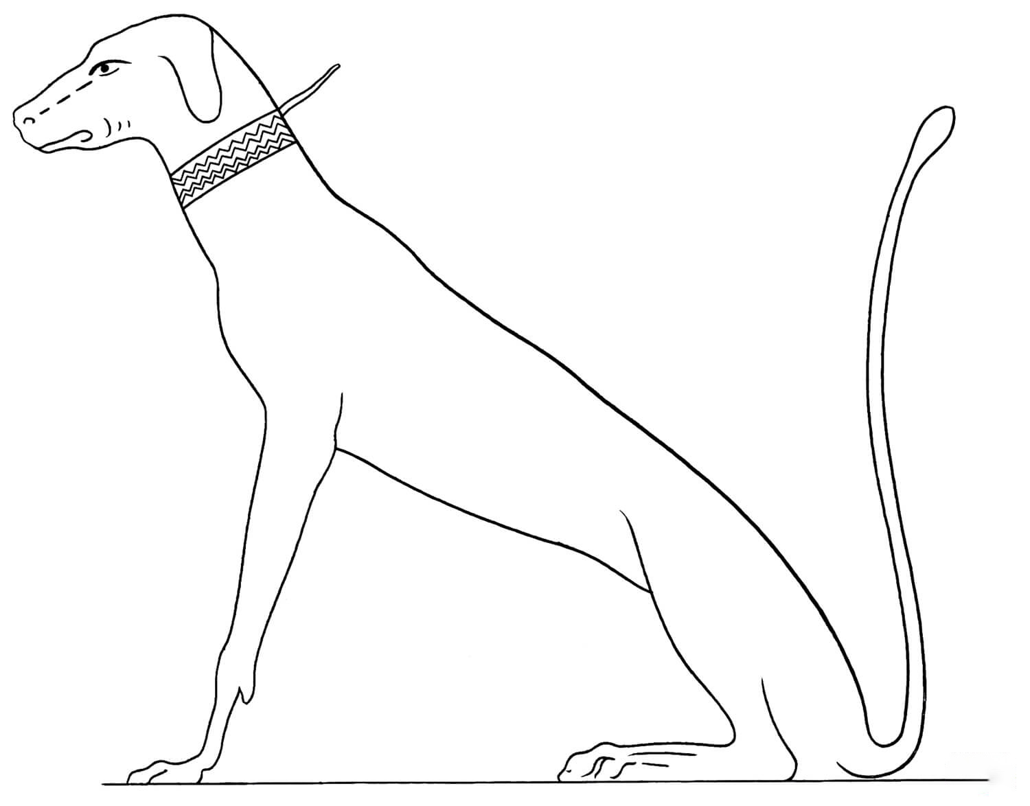 Acient Egyptian 4 Coloring Pages