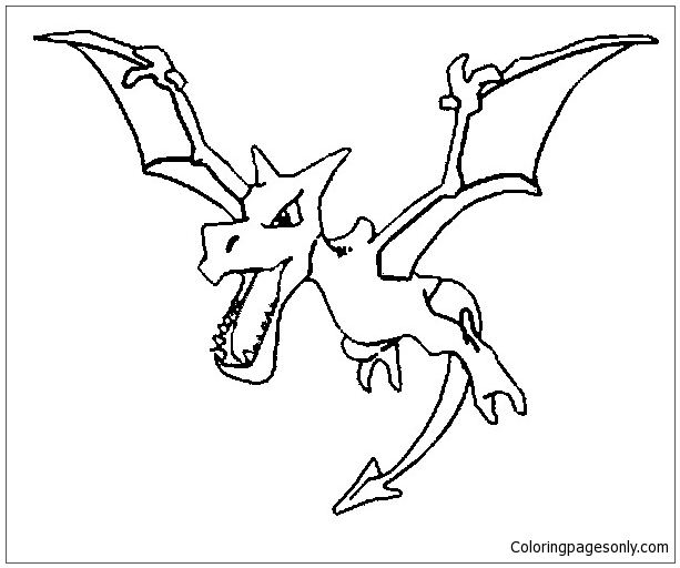 Aerodactyl Pokemon Coloring Pages