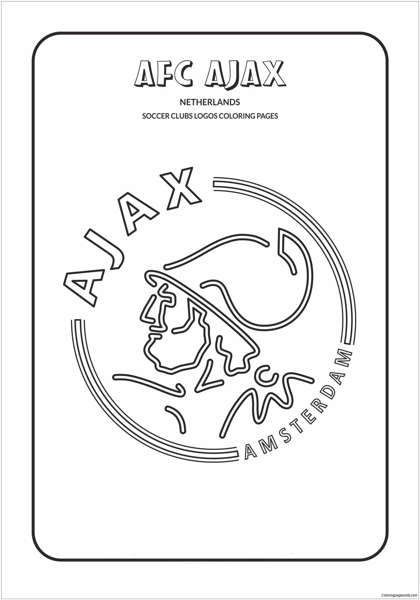 AFC Ajax Coloring Pages
