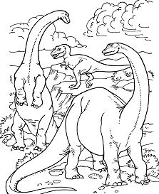 Alamosaurus And Tyrannosaurus Coloring Pages