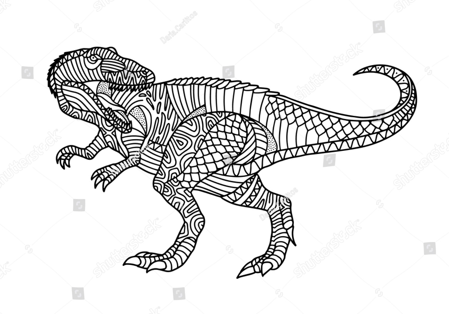 Allosaurus Details van Allosaurus