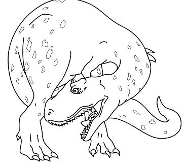 Allosaurus 1 Coloring Page