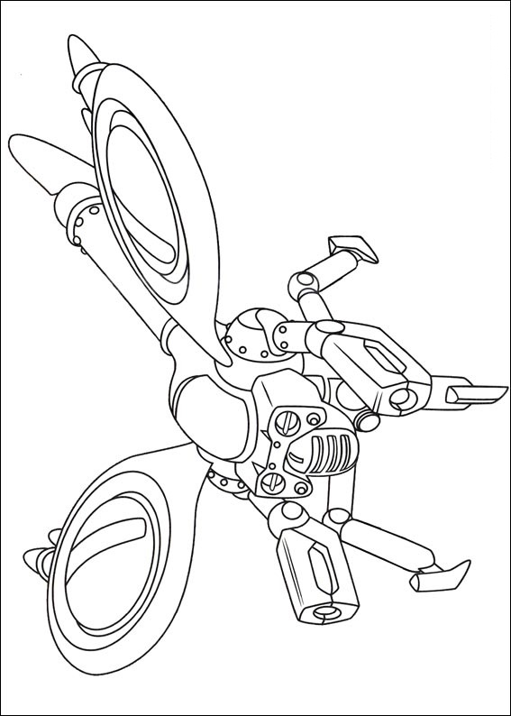 Am Ant Robot Is One Of Enemy Of Atom Astro Coloring Pages