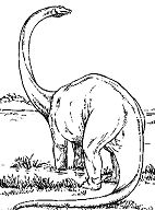 Amazing Dinosaurus Brachiosaurus Coloring Pages