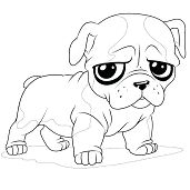 Amazing Puppy Coloring Page