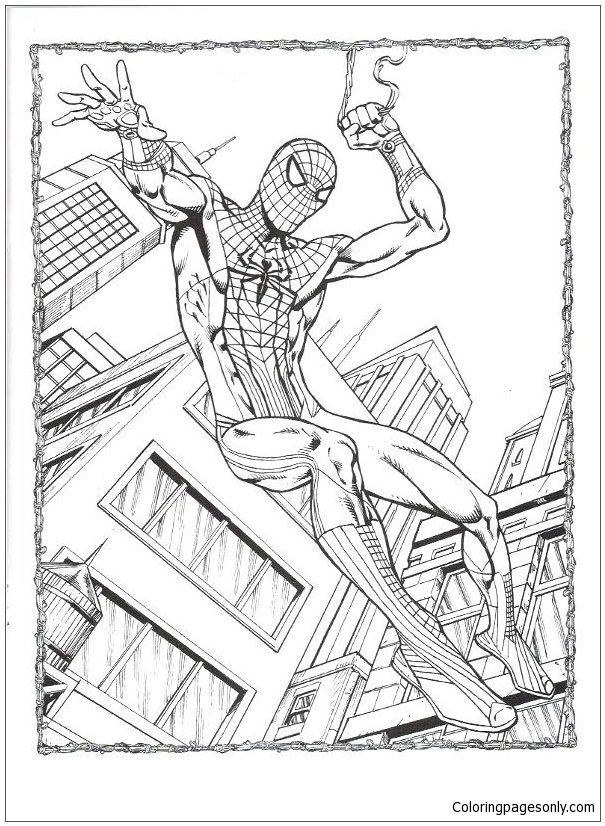 Spider Man Adult Coloring Pages Coloring Pages