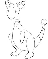 Ampharos Pokemon Coloring Pages
