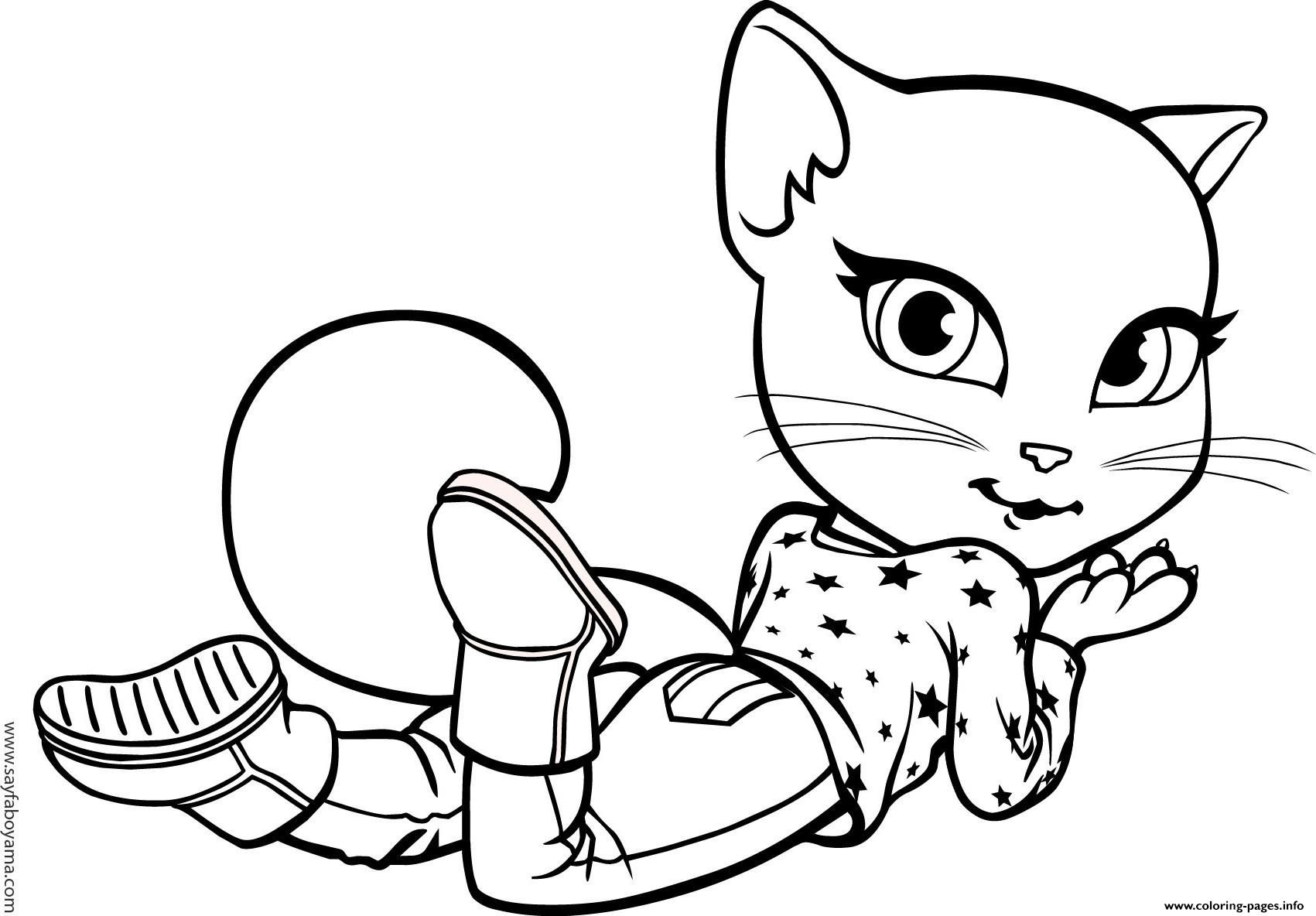 Angela Coloring Page