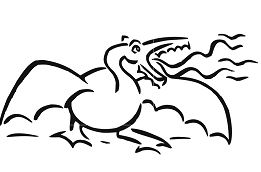 Angry Dragon Coloring Pages