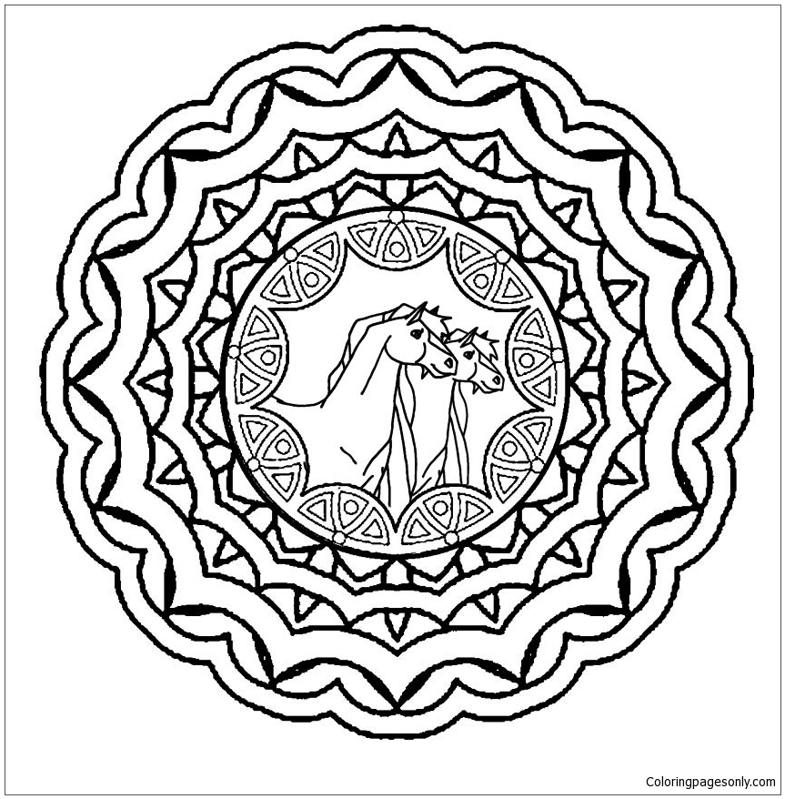 Dierenmandala's 1 van Mandala