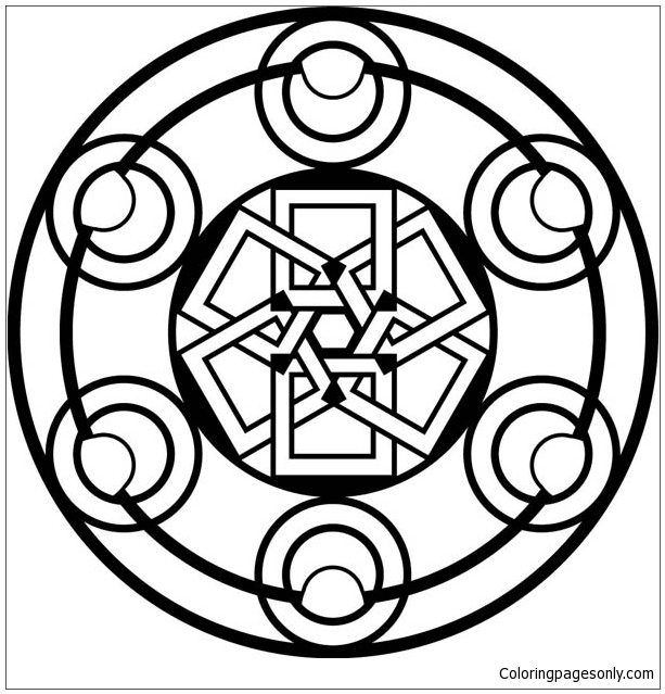 Un altro tipo di mandala celtico da Mandala