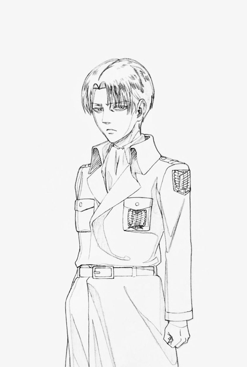 Levi Ackermann AOT Coloring Pages - AOT Coloring Pages - Coloring Pages