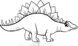 Apatosaur Stegosaur Coloring Pages