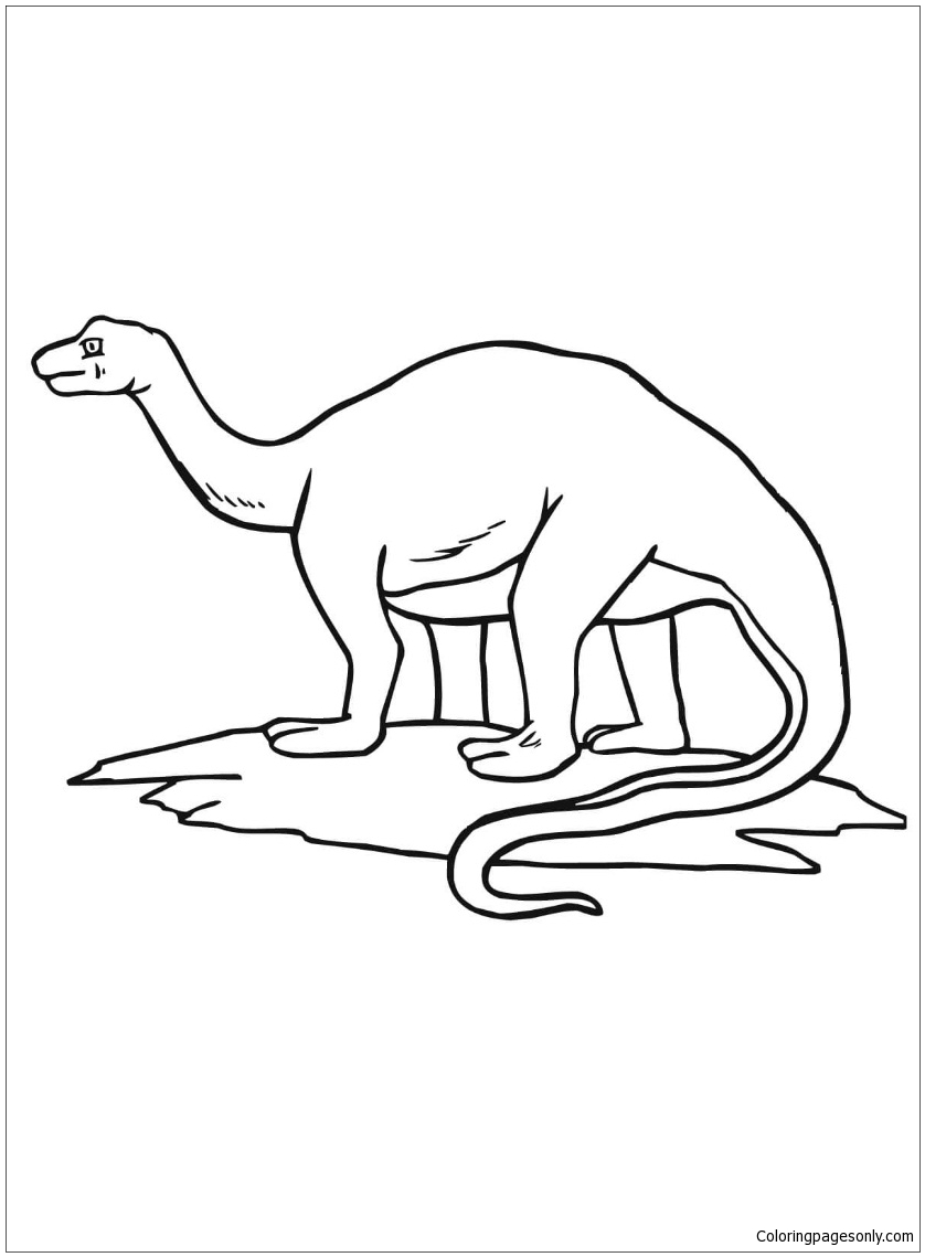 Apatosaurus Dino Coloring Pages