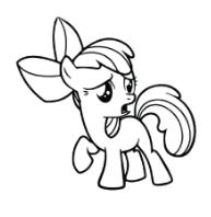 Apple Bloom Coloring Page