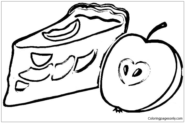 Apple Pie Coloring Pages