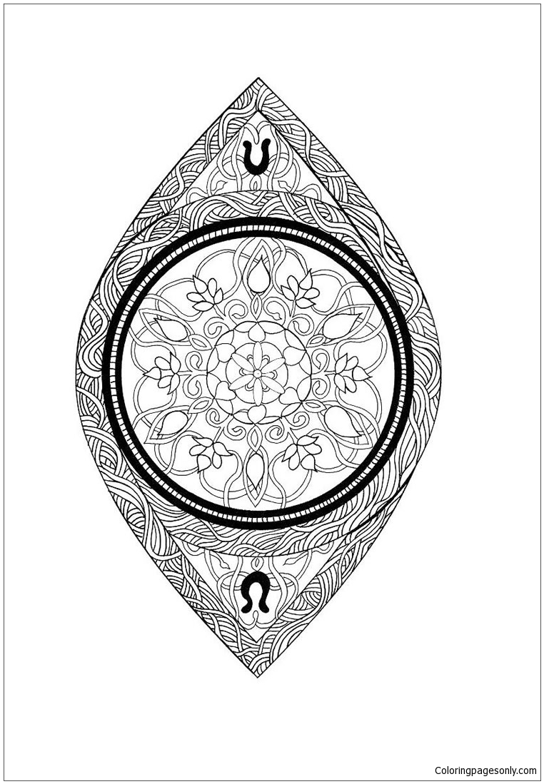 Mandala dell'occhio arabo da Mandala