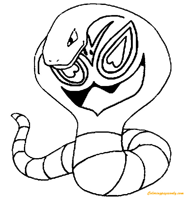 Arbok Pokemon Coloring Page - Free Coloring Pages Online