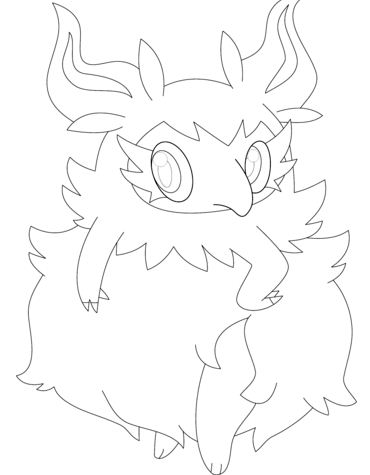 Aromatisse Pokemon Coloring Pages