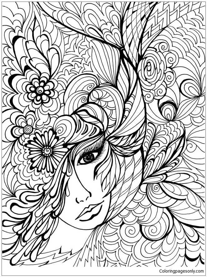 Astonishing Hard Coloring Pages