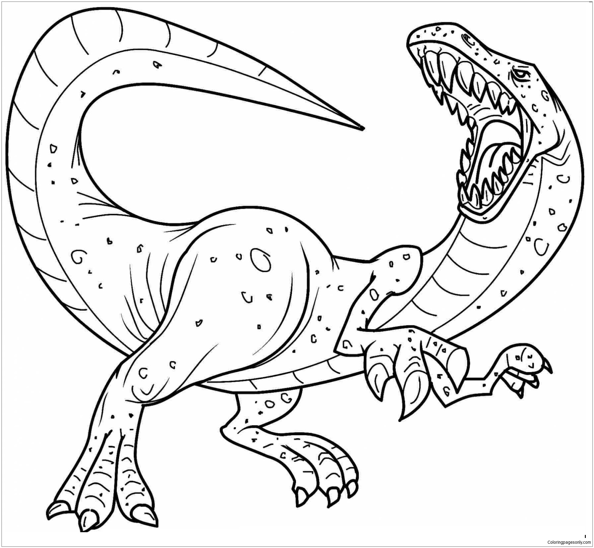 Раскраски динозавры формат а4. Раскраска динозавр Аллозавр. Раскраска динозавры мир Юрского периода. Раскраски динозавры Велоцираптор. Чарли Велоцераптор раскраска.