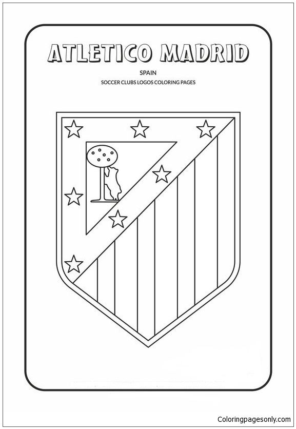 Atlético Madrid Coloring Pages