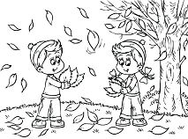 Autumn Leaves Coloring Pages
