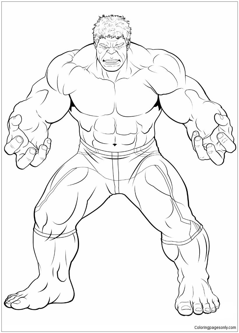 730 Collections Hulk Coloring Pages Online  HD