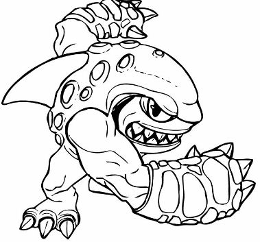 Awesome Skylander Coloring Pages