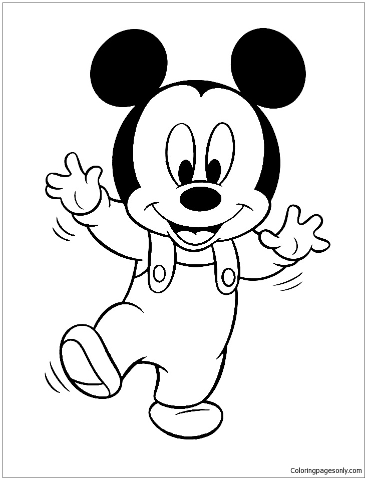 Baby Disney Coloring Pages