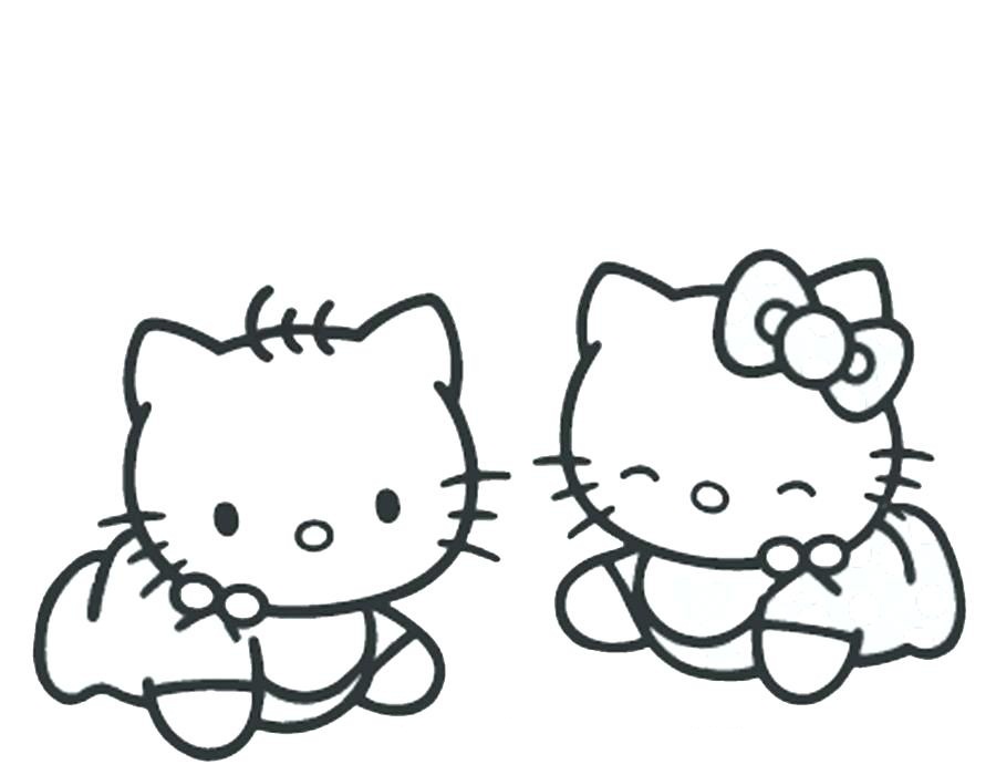 hello kitty cute baby dragons coloring pages
