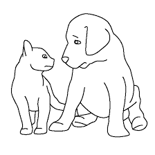 Baby Kittens Coloring Page