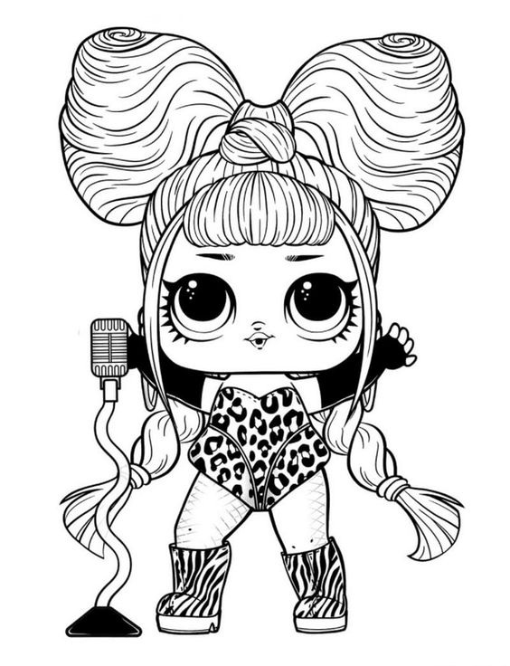 baby lol surprise doll coloring pages lol surprise doll coloring