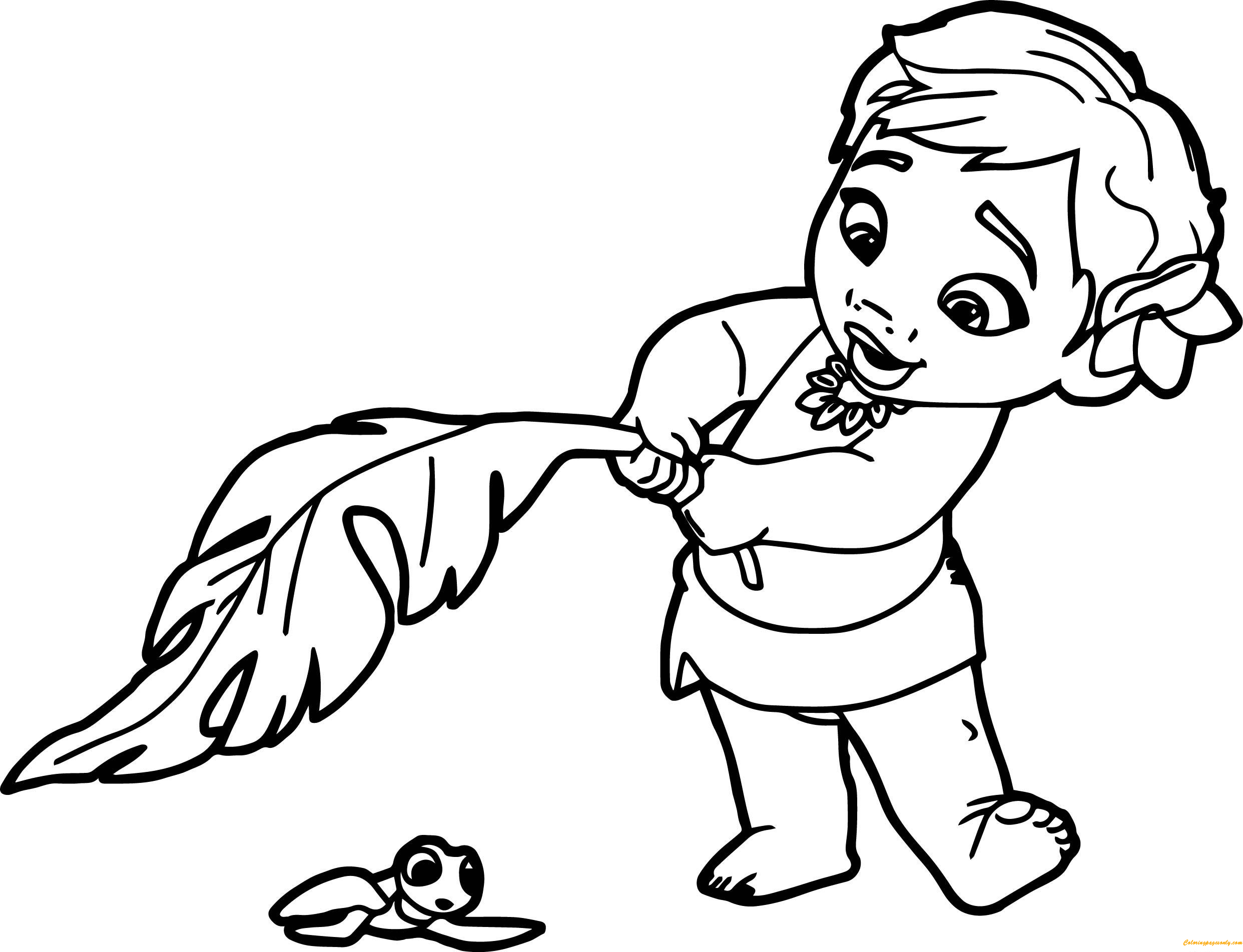 Baby Moana Coloring Pages Cartoons Coloring Pages Coloring Pages For Kids And Adults