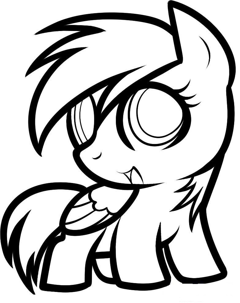 Rainbow Dash Running Coloring Pages Free Printable Coloring Pages