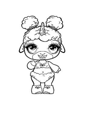 Baby Unicorn Cat Coloring Pages