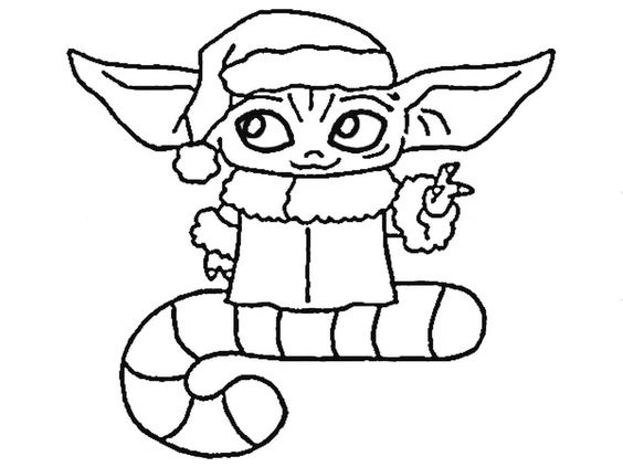 Baby Yoda en Navidad de Baby Yoda