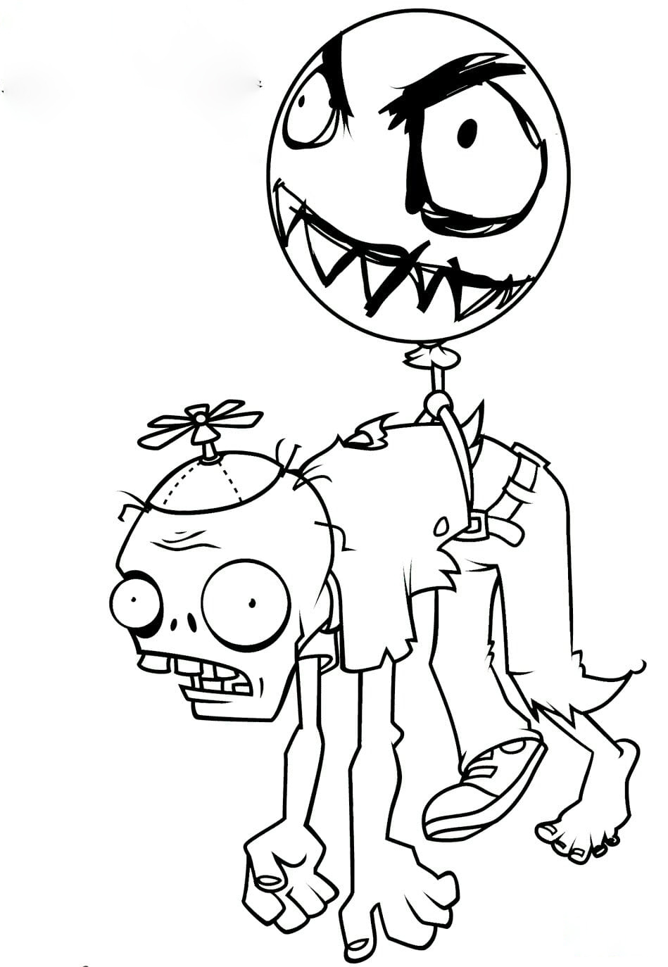 Balloon Zombie from Plants vs Zombies